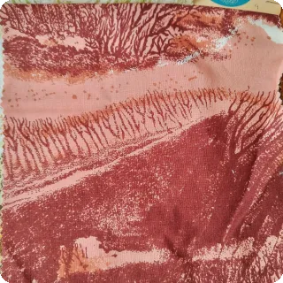 Värinäytetilkku Anja Terhon arkistosta